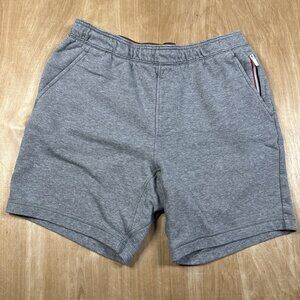 Fourlaps Re-Up Men’s Gray Elastic Waist Running Athletic Shorts Size Medium